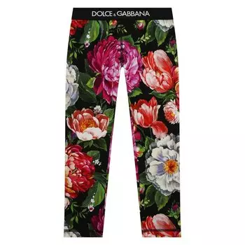 Хлопковые леггинсы Dolce &amp; Gabbana