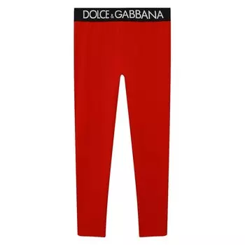 Хлопковые легинсы Dolce & Gabbana