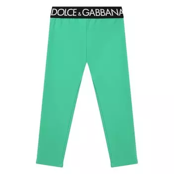 Хлопковые легинсы Dolce & Gabbana