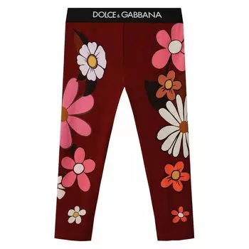 Хлопковые леггинсы Dolce &amp; Gabbana