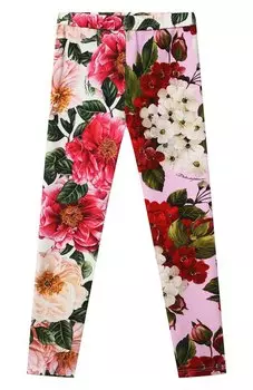 Хлопковые леггинсы Dolce & Gabbana
