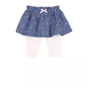 Хлопковые леггинсы с юбкой Sanetta