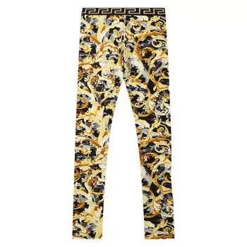 Хлопковые леггинсы Versace