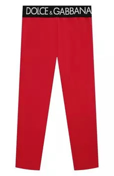 Хлопковые легинсы Dolce & Gabbana