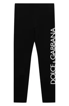 Хлопковые легинсы Dolce & Gabbana
