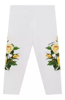Хлопковые легинсы Dolce & Gabbana