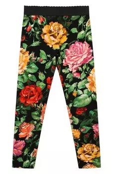 Хлопковые легинсы Dolce & Gabbana