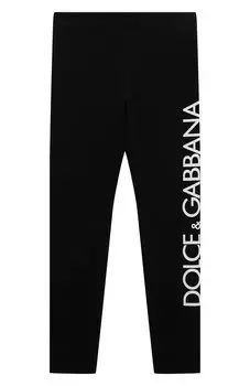 Хлопковые легинсы Dolce & Gabbana