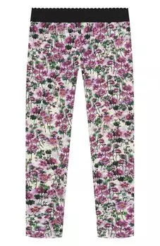 Хлопковые легинсы Dolce & Gabbana