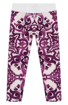 Хлопковые легинсы Dolce & Gabbana
