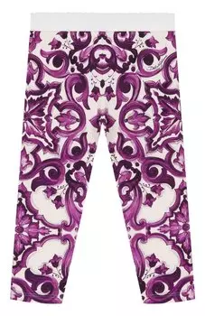 Хлопковые легинсы Dolce & Gabbana