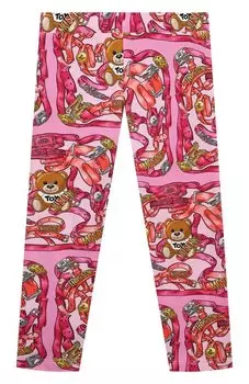 Хлопковые легинсы Moschino