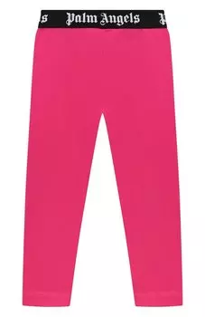 Хлопковые легинсы Palm Angels