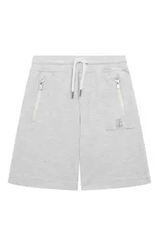 Хлопковые шорты Brunello Cucinelli