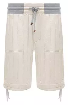 Хлопковые шорты Brunello Cucinelli