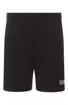 Хлопковые шорты EA7