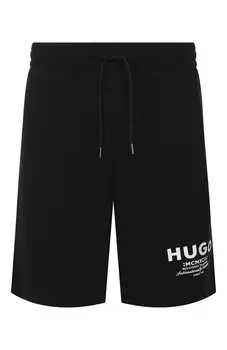 Хлопковые шорты HUGO Blue
