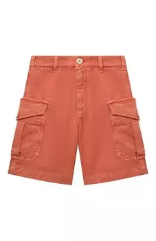 Хлопковые шорты-карго Brunello Cucinelli