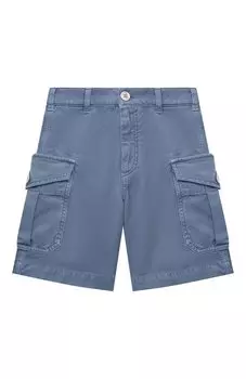 Хлопковые шорты-карго Brunello Cucinelli