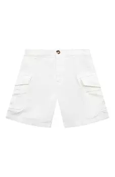 Хлопковые шорты-карго Brunello Cucinelli