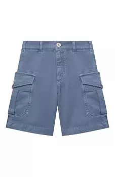 Хлопковые шорты-карго Brunello Cucinelli