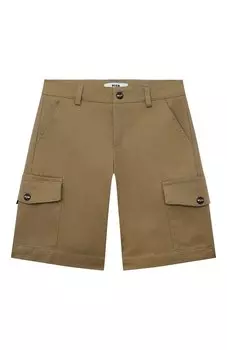 Хлопковые шорты-карго MSGM kids