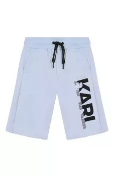 Хлопковые шорты Karl Lagerfeld Kids