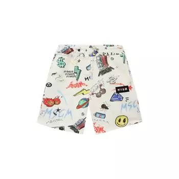 Хлопковые шорты MSGM kids