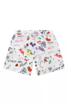 Хлопковые шорты MSGM kids