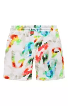 Хлопковые шорты MSGM kids