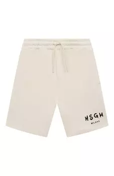 Хлопковые шорты MSGM kids