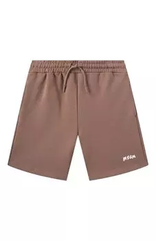 Хлопковые шорты MSGM kids