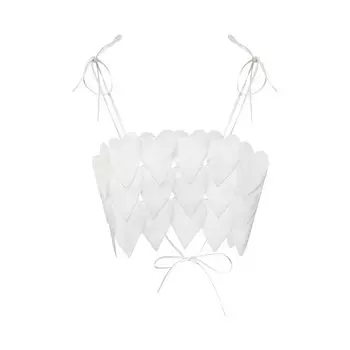 Хлопковый бра-топ MSGM