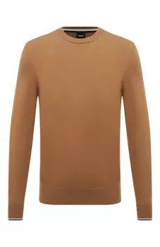 Хлопковый джемпер BOSS