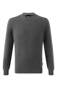 Хлопковый джемпер BOSS