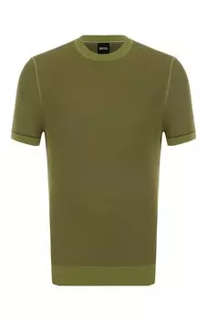 Хлопковый джемпер BOSS