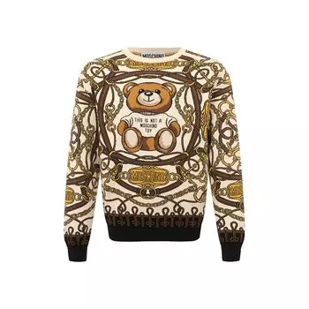 Хлопковый джемпер Moschino