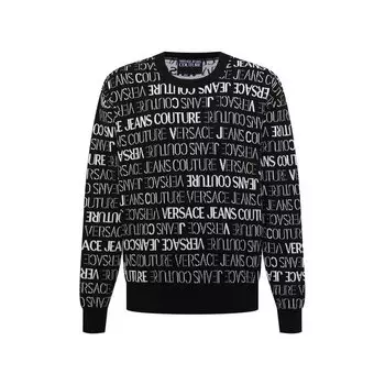 Хлопковый джемпер Versace Jeans Couture