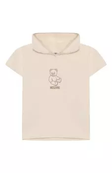 Хлопковый халат Moschino