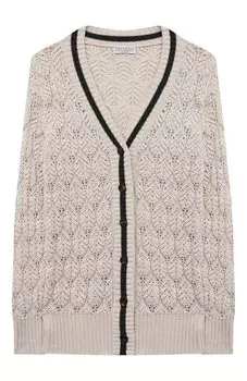 Хлопковый кардиган Brunello Cucinelli