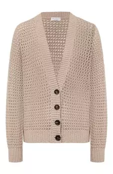 Хлопковый кардиган Brunello Cucinelli