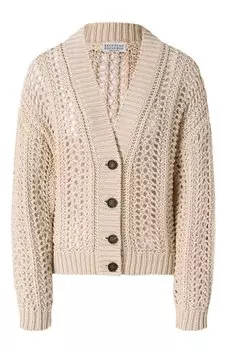 Хлопковый кардиган Brunello Cucinelli