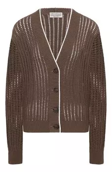 Хлопковый кардиган Brunello Cucinelli