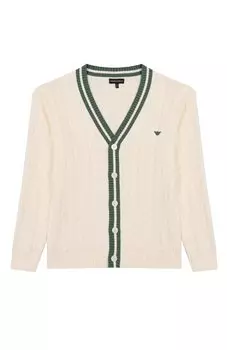Хлопковый кардиган Emporio Armani