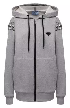 Хлопковый кардиган Prada