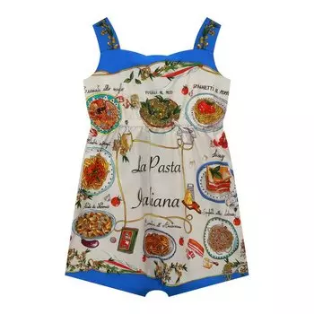Хлопковый комбинезон Dolce & Gabbana