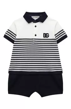 Хлопковый комбинезон Dolce & Gabbana