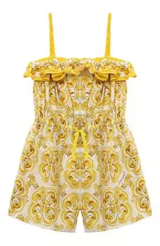 Хлопковый комбинезон Dolce & Gabbana