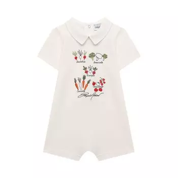 Хлопковый комбинезон Emporio Armani