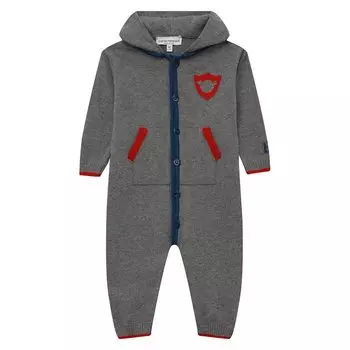 Хлопковый комбинезон Emporio Armani